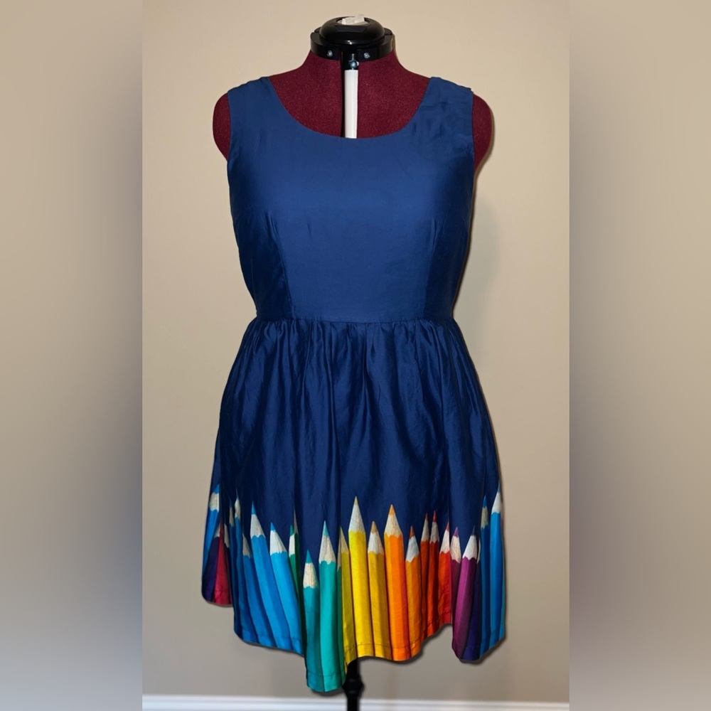 ModCloth Dress with Colored Pencils